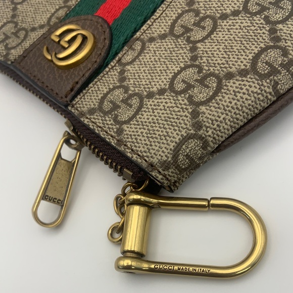Gucci Supreme GG Monogram Zip Key Pouch - Picture 3 of 7